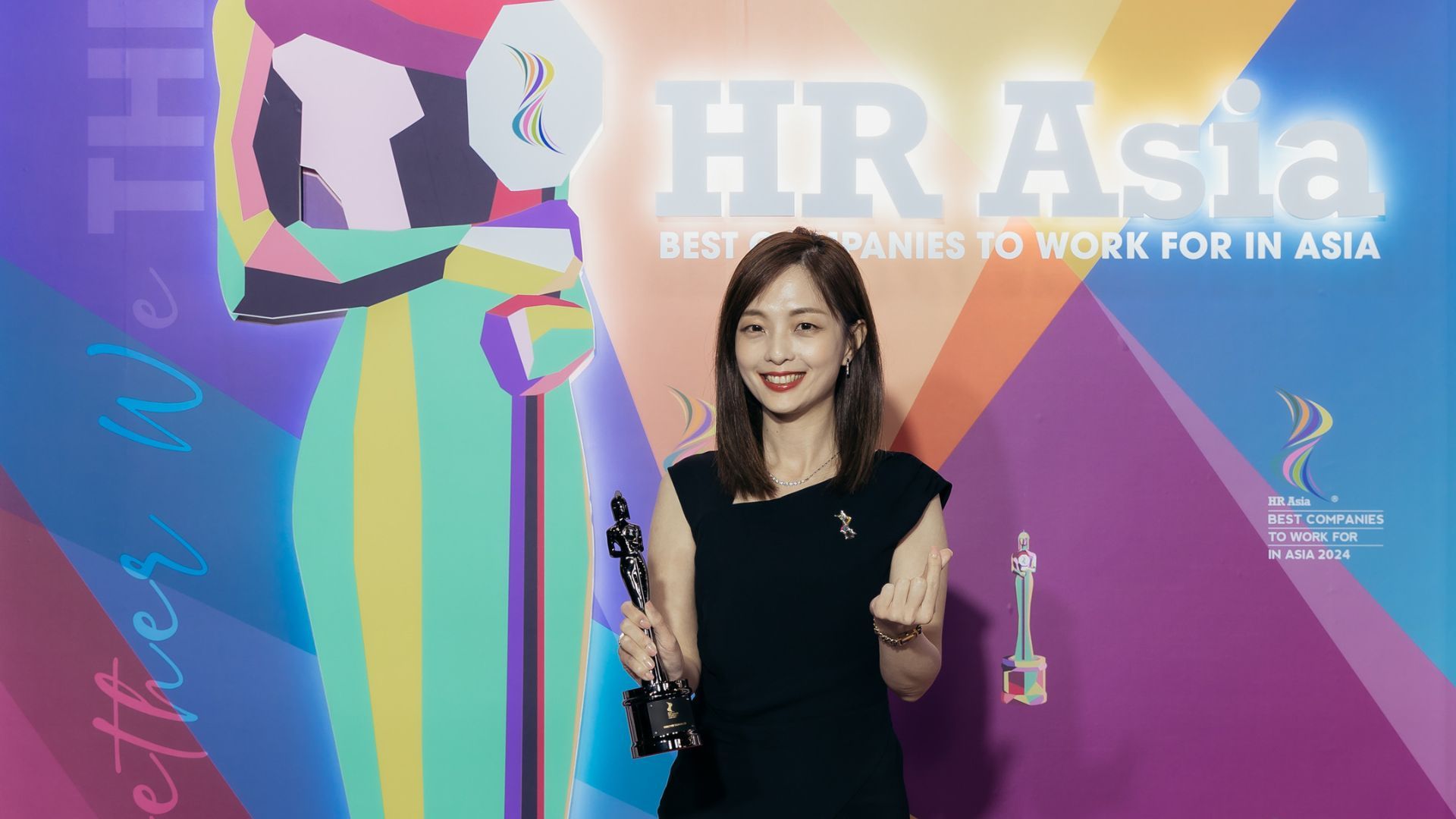 聯合利華台灣三度獲得 「亞洲最佳企業雇主獎」，總經理蕭沂函代表領獎