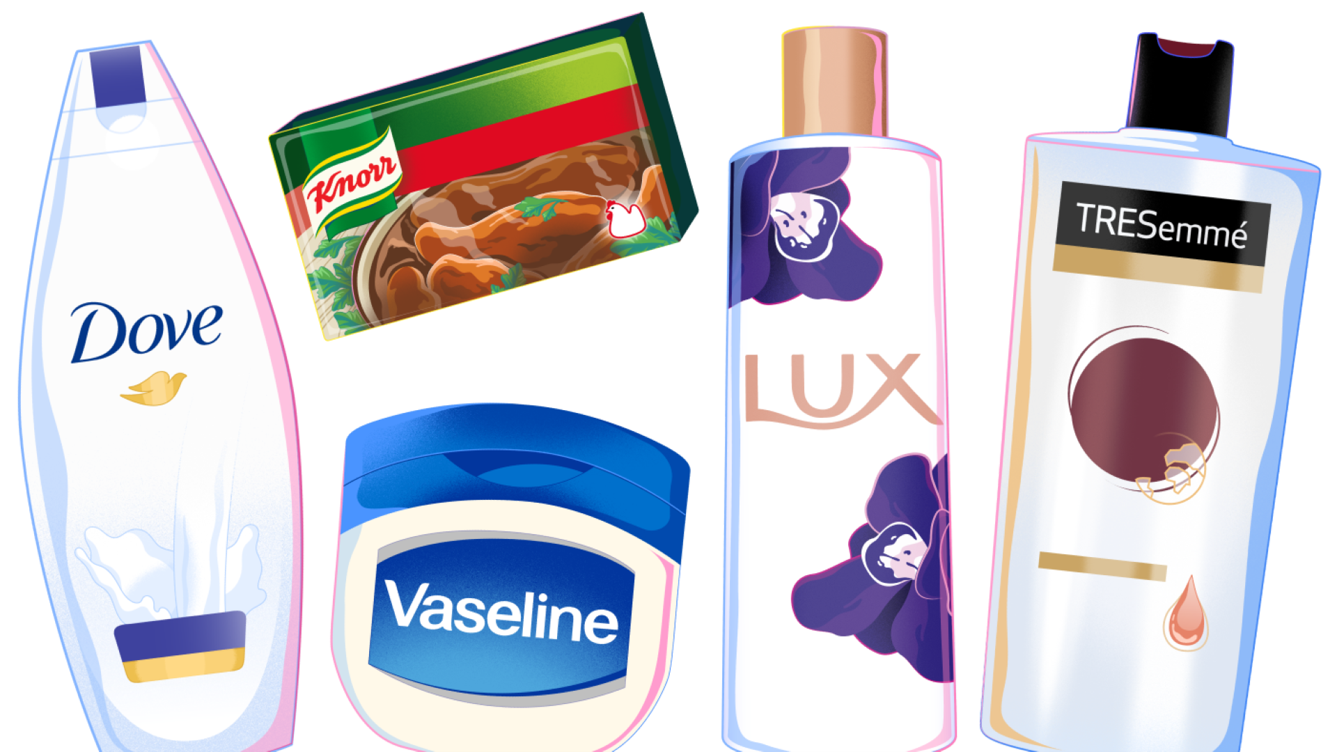 各种联合利华产品